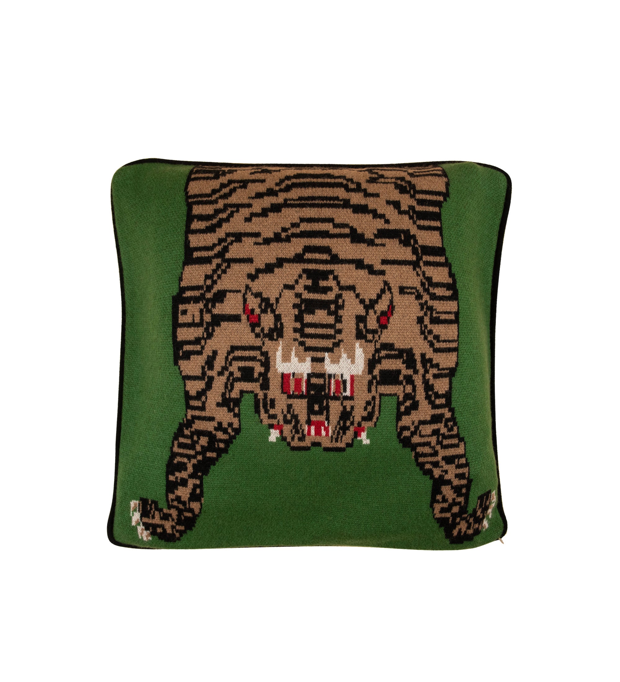 Tiger Rug Cashmere Pillow